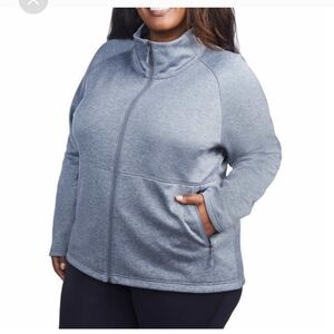 Kirkland Signature ladies full zip fleece jacket NWT